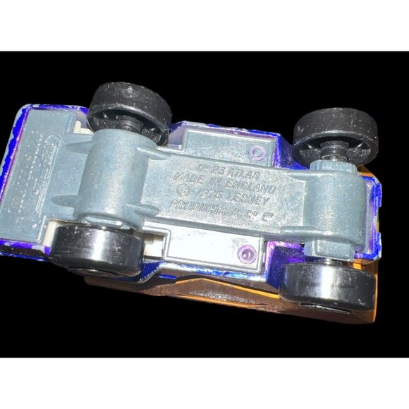 Vintage Matchbox Superfast‎ By Lesney No23 Atlas Diecast Blue Dump Truck England - Picture 7 of 10